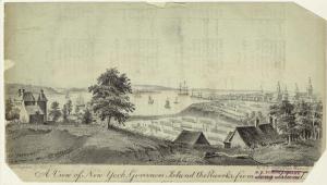 Governor's Island from Red Hook, 1800